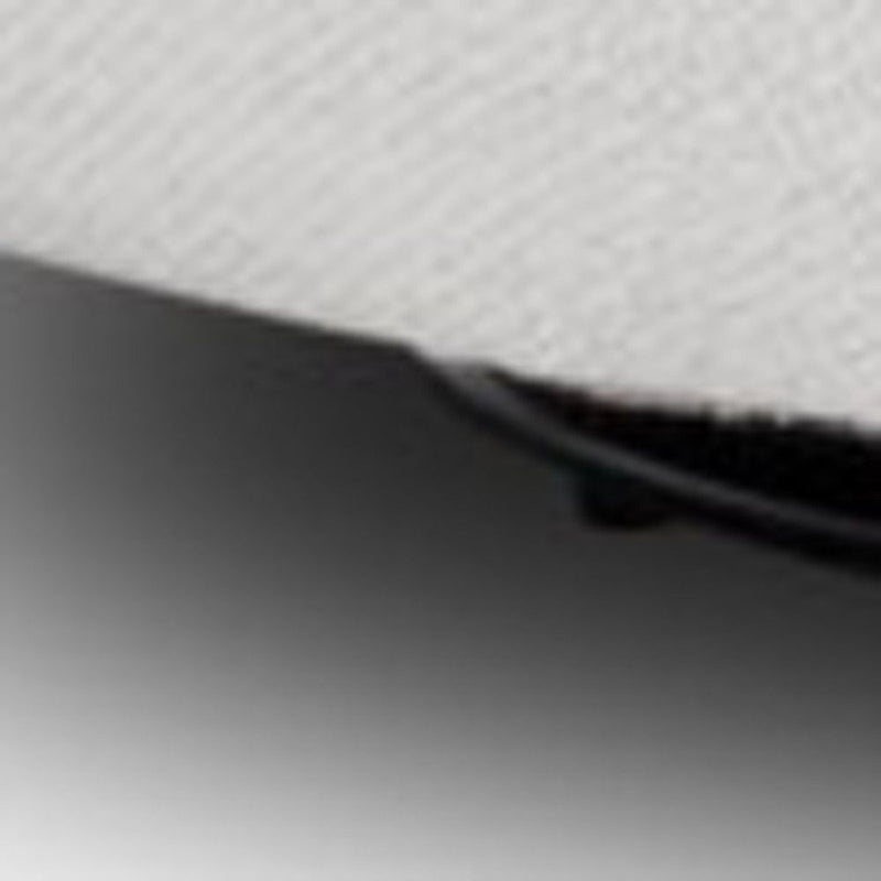 100% Polyester Solid Color Swivel Barrel Chair - Off White And Black