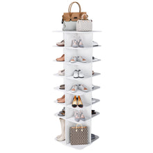 Load image into Gallery viewer, Spinning Shoe Rack, Free Standing 360° Revolving Shoe Organizer
