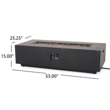 Load image into Gallery viewer, Modern Rectangle Fire Table 50,000 Btu
