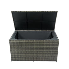 Load image into Gallery viewer, Outdoor Storage Box, 200 Gallon Wicker Patio Deck Boxes with Lid, Outdoor Cushion Storage for Kids Toys, Pillows, Towel
