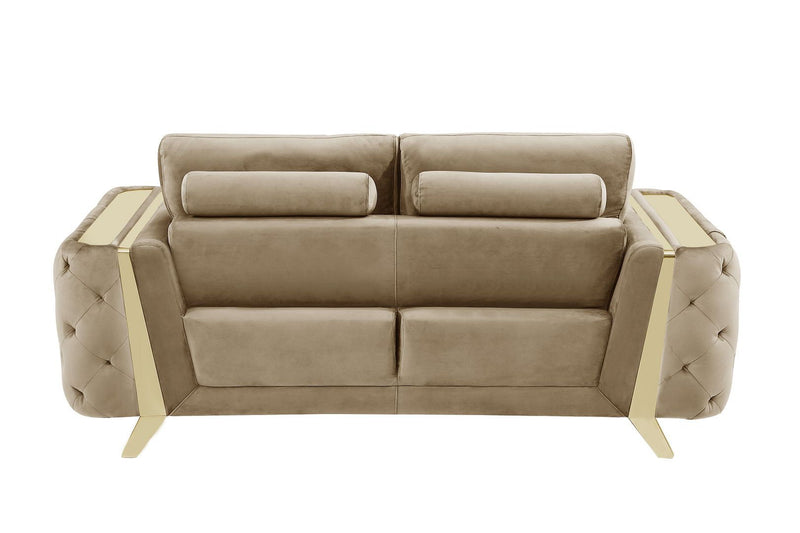Velvet Sofa - Beige