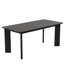 Load image into Gallery viewer, 66" Solid Wood Dining Table - Black
