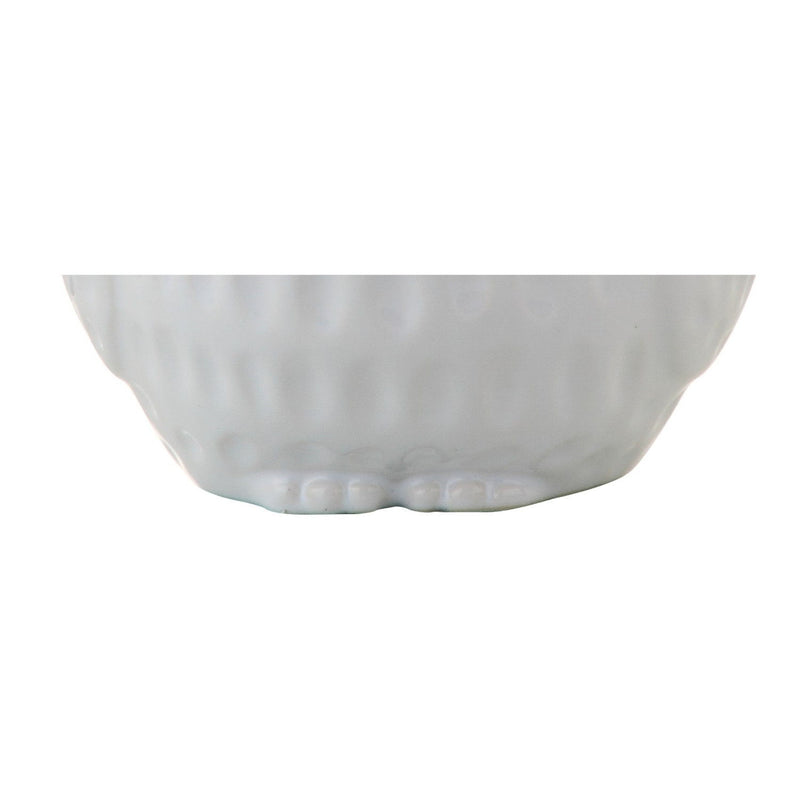 Novelty Desk Lamp LED With Drum Shade - White