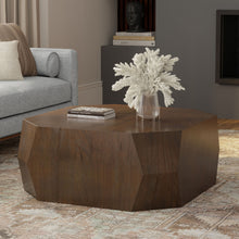 Load image into Gallery viewer, Eisley - Coffee Table With Geometric Design, - Walnut
