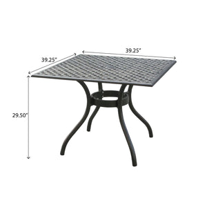 CAYMAN ARCH MESH I 39IN SQ TABLE