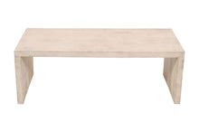 Load image into Gallery viewer, 3 Piece Solid Wood Distressed Sled Coffee And End Tables Set - Natural
