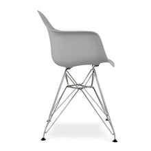 Load image into Gallery viewer, Heavy Duty Plastic Dining Arm Chair - Gray
