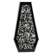 Load image into Gallery viewer, Table Vase With Faux Crystals - Black / Silver
