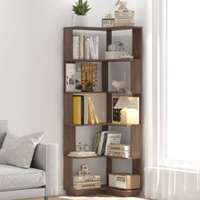 Load image into Gallery viewer, L-Shaped Design Corner Bookshelf
