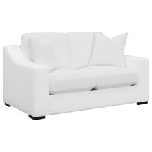 Load image into Gallery viewer, Chelan - 2 Piece Upholstered Sloped Arm Sofa Set - White
