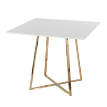 Load image into Gallery viewer, Cosmo - Contemporary Glam Square Dining Table
