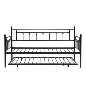 Twin Daybed With Trundle - Black