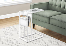 Load image into Gallery viewer, Accent Table, C - Shaped, Contemporary And Modern - White
