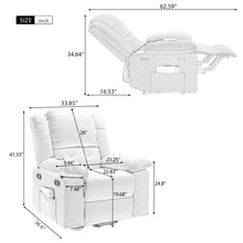 Load image into Gallery viewer, Massage Recliner Power Lift Chair With Adjustable Massage And Heating Function
