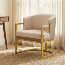 Load image into Gallery viewer, Upholstered Reading Accent Armchair For Living Room
