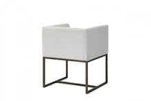 Load image into Gallery viewer, Upholstered Fabric Dining Arm Chair - Off White
