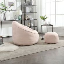Load image into Gallery viewer, Bedding Bean Bag Sofa Chair High Pressure Foam With Footrest

