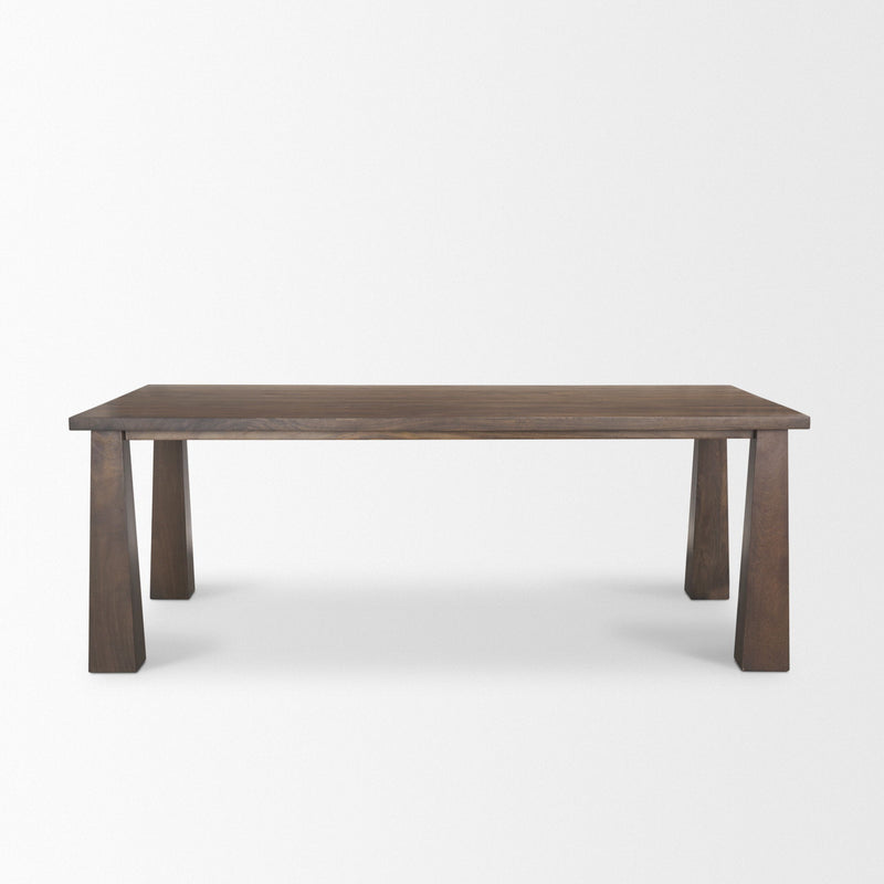 Solid Wood Dining Table (727872) - Brown