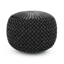 Load image into Gallery viewer, Renee - Handcrafted Round Pouf
