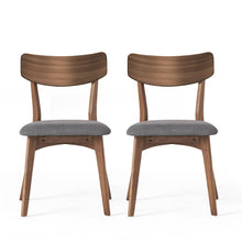 Load image into Gallery viewer, Mid Century Upholstered Dining Chairs (Set of 2)
