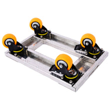 Load image into Gallery viewer, Heavy Duty Furniture Dolly Trolley Car, Aluminum Frame With 3" Tpu Professional Casters, Brake Option

