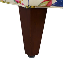 Load image into Gallery viewer, Paradise - Upholstered Arm Chair Floral Printed On Cotton - Off-White
