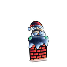Load image into Gallery viewer, Christmas Santa Tabletop Sign With LED (633801) - Red / White

