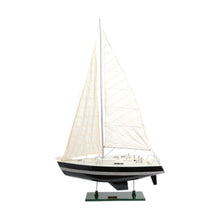 Load image into Gallery viewer, Hand Painted Model Boat - Black / White
