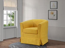 Load image into Gallery viewer, Tucker - Woven Fabric Swivel Barrel Chair

