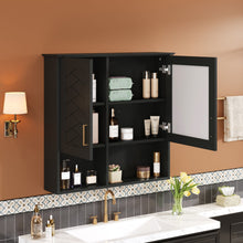 Load image into Gallery viewer, 2 In 1 Wall-Mounted Mirror Cabinet With Adjustable Shelves, Soft-Close Doors, High-Definition Mirror &amp; Storage
