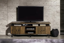Load image into Gallery viewer, Ensata II - TV Stand - Rustic Oak / Black
