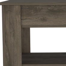 Load image into Gallery viewer, 40" Dark Brown Wood Storage Bench With Flip Top Shoe Storage And Shelves
