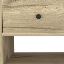 Load image into Gallery viewer, 36" Natural and Oak Wood Storage Bench With Drawers Shoe Storage And Shelves
