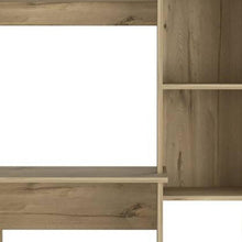 Load image into Gallery viewer, 40" Natural Computer Desk With Hutch
