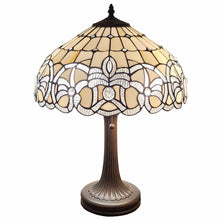 Load image into Gallery viewer, 23" Dark Brown Metal Two Light Candlestick Table Lamp With White Shade
