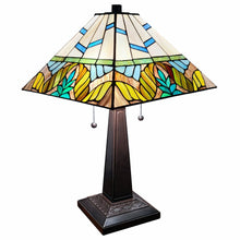Load image into Gallery viewer, 22" Dark Brown Metal Two Light Candlestick Table Lamp With White Shade
