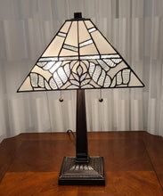 Load image into Gallery viewer, 22" Dark Brown Metal Two Light Candlestick Table Lamp With White Shade
