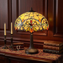 Load image into Gallery viewer, 23" Dark Brown Metal Two Light Candlestick Table Lamp With White Shade
