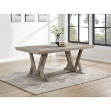 Load image into Gallery viewer, Ruston - Rectangular Dining Table With Trestle Design - Gray
