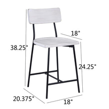 Load image into Gallery viewer, Badin - Counter Stool - White Washed
