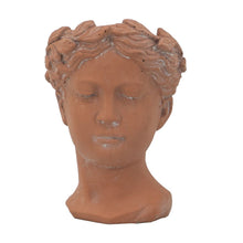 Load image into Gallery viewer, D6X9" Visage Head Bust Planter - Brown
