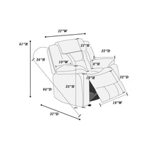 Load image into Gallery viewer, Modern Recliner With Pillow Arms And Headrest
