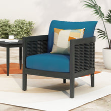 Load image into Gallery viewer, Outdoor Acacia Wood Club Chairs With Cushions
