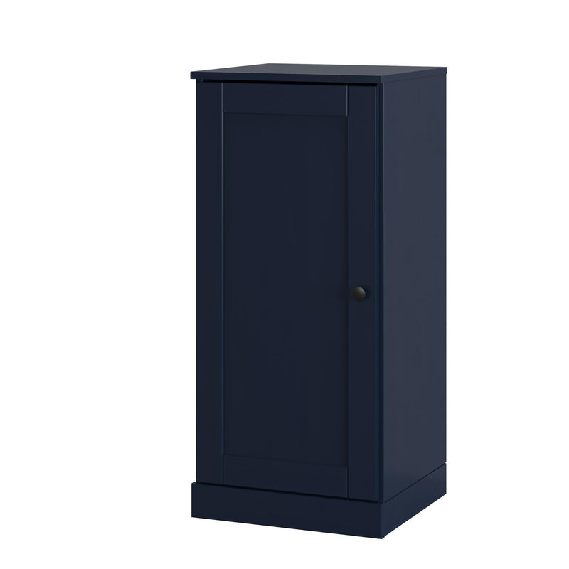 Ten Pair Solid Woodshoe Storage Cabinet (752121) - Navy Blue