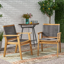 Load image into Gallery viewer, Outdoor Dining Chair (Set of 2) - Dark Gray
