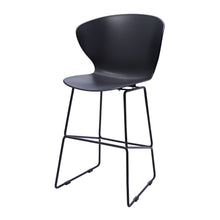 Load image into Gallery viewer, Metal Low Back Bar Height Bar Chairs (Set of 2) - Black
