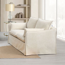 Load image into Gallery viewer, Shane - Loveseat With 2 Pillows - Beige Linen
