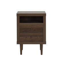 Load image into Gallery viewer, Nystrom - Mid Century Modern 2 Drawer Nightstand
