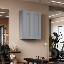 Load image into Gallery viewer, Shaker Wall Cabinet With Soft-Close Doors, Adjustable Shelves
