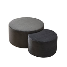 Load image into Gallery viewer, Modern Upholstered Round Coffee Table For Living Room (Set of 2)
